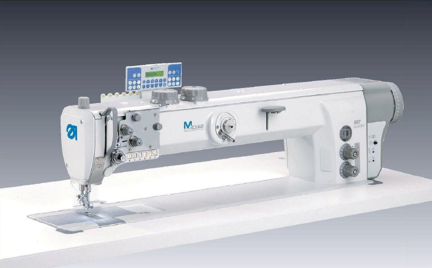 M-TYPE 867-M CLASSIC Goldline Long-arm – highest technological level for versatile single-needle operations with XXL hook