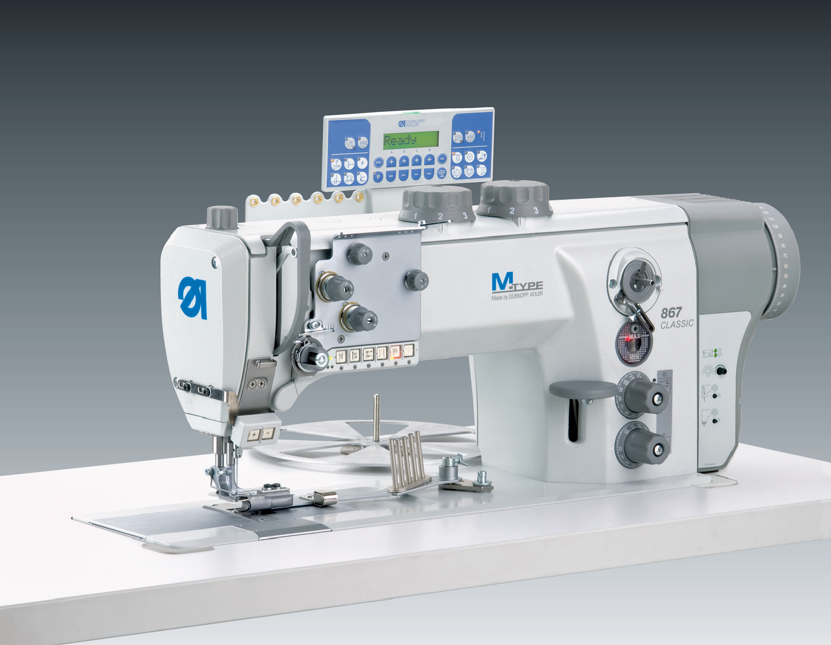 M-TYPE 867-M CLASSIC LG – the special machine with differentiable binding device