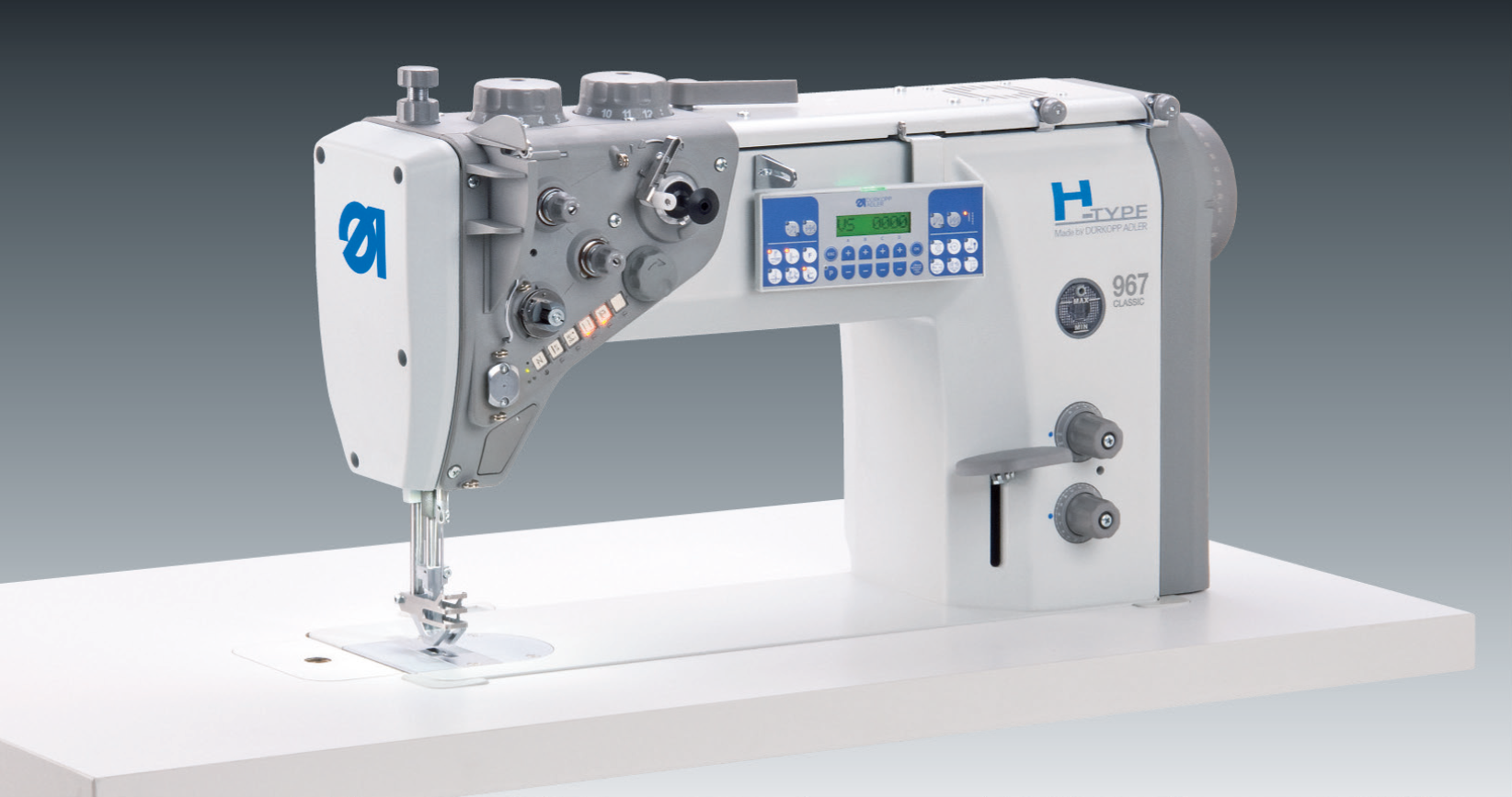 H-TYPE class 967 – CLASSIC version of the flat bed machine for extreme applications