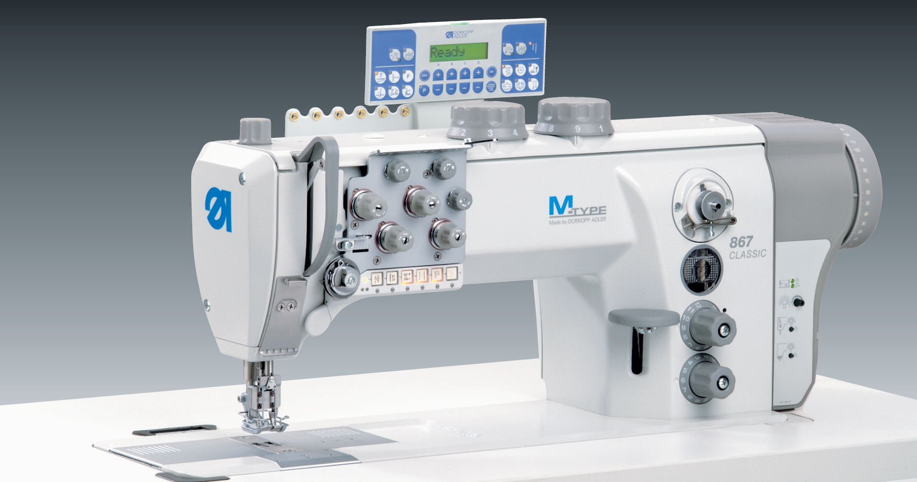 M-TYPE 867-M CLASSIC Goldline – for versatile twin needle operations