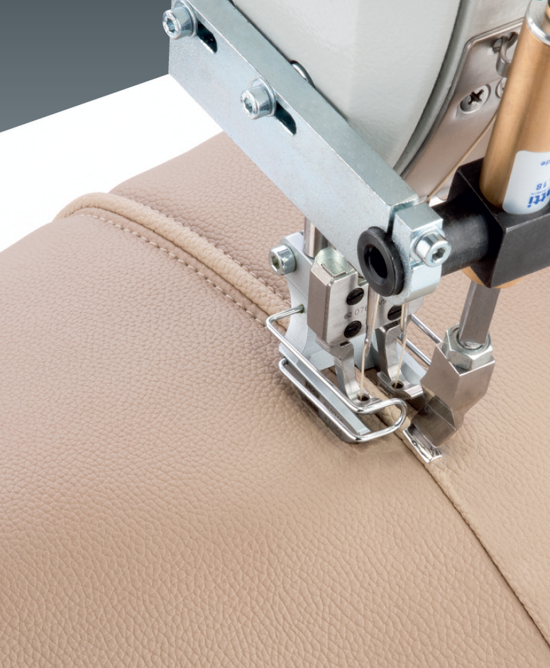 M-TYPE 868-M CLASSIC – the twin needle post bed machine for perfect topstitching seams